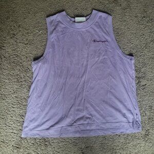 Purple champions outwear top